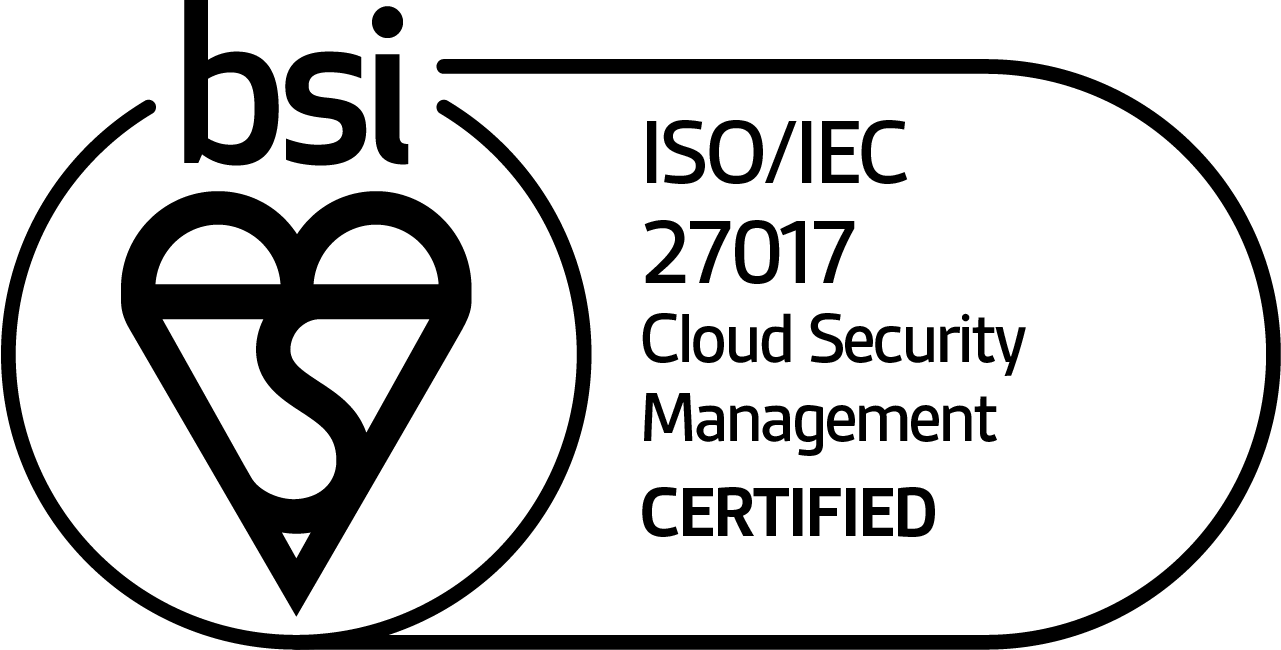 BSI ISO 27017認證標章